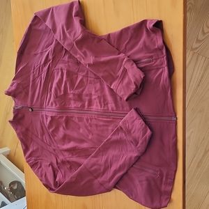 Lululemon excellent condition define jacket 18 maroon